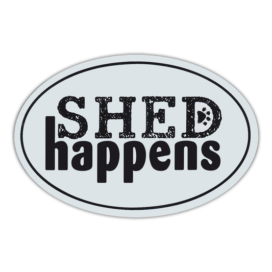 Magnet, Oval, Shed Happens, 6