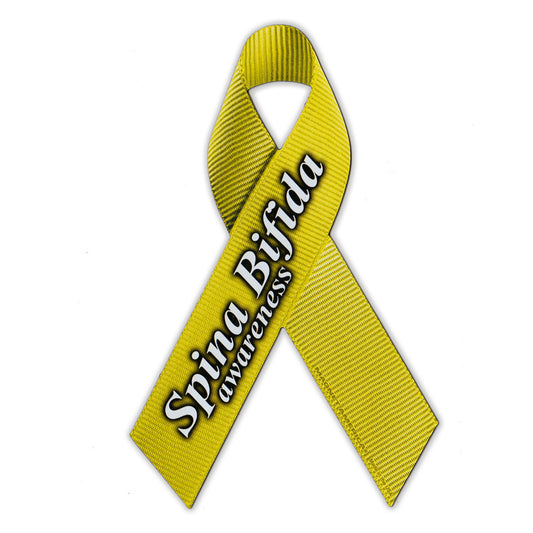 Magnet, Ribbon, Spina Bifida Awareness, 4.25