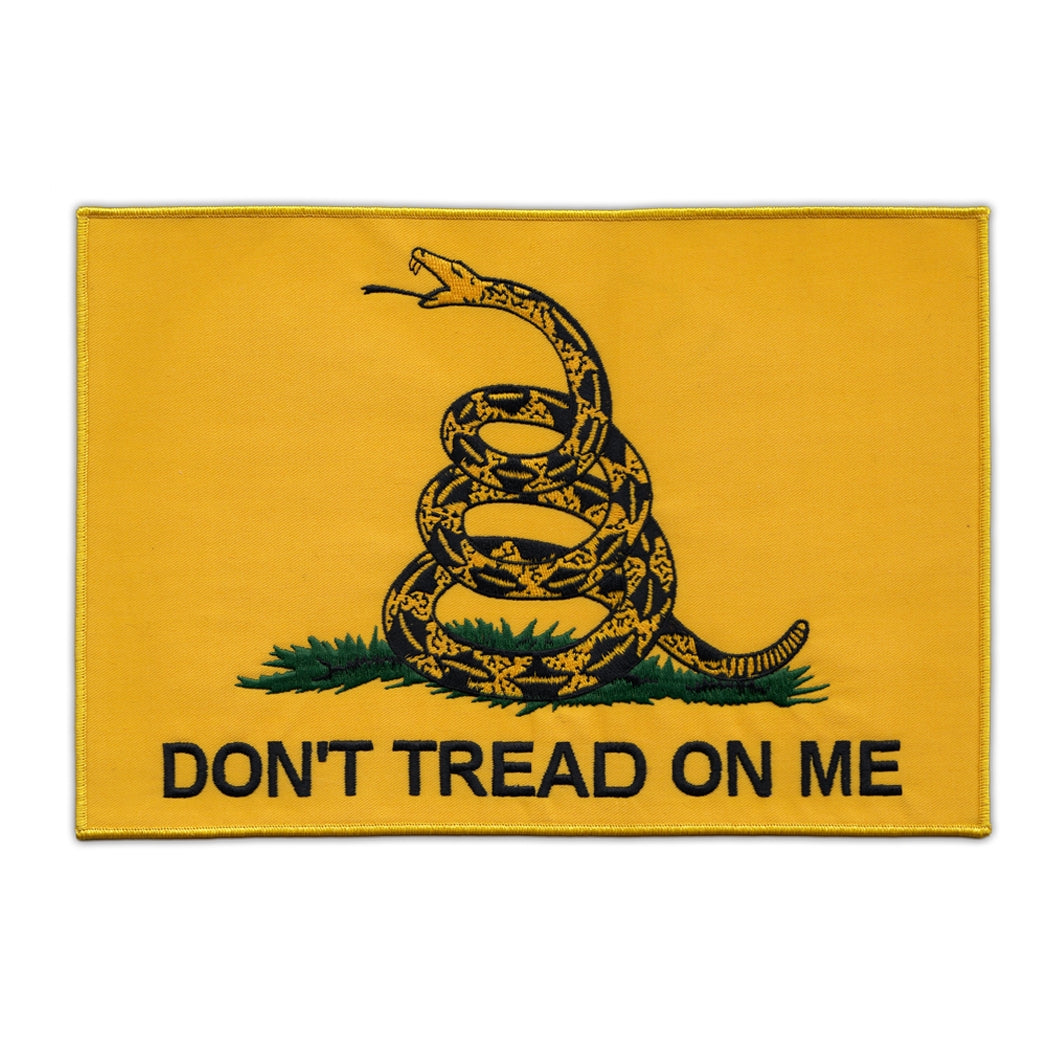 Patch - Gadsden Flag Don't Tread On Me (Back Patch) 