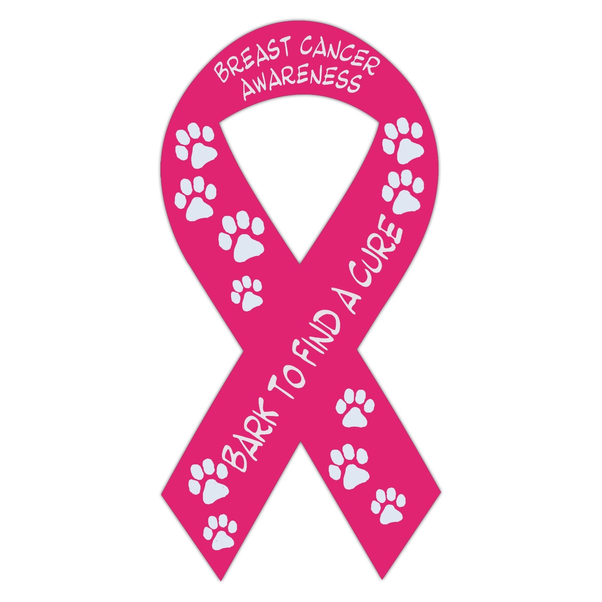Ribbon Magnet - Bark To Find Cure