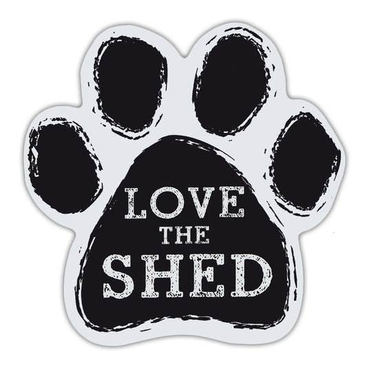 Magnet, Dog Paw, Love The Shed, 5.5