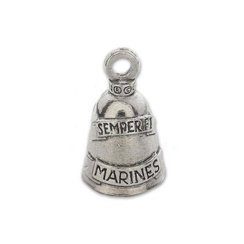 Guardian Bell, Metal, United States Marine Corps. (Officially Licensed), Motorcycle Good Luck Bell, .75