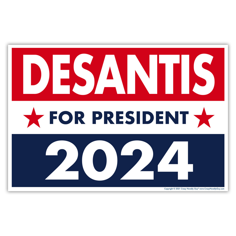 Yard Sign - Ron DeSantis 2024 (18" x 12")