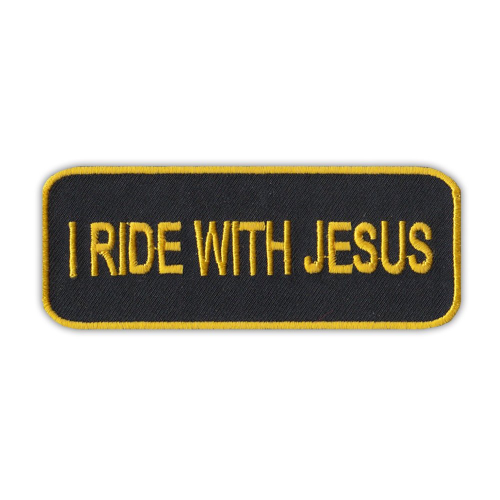 Patch - I Ride With Jesus (Yellow)