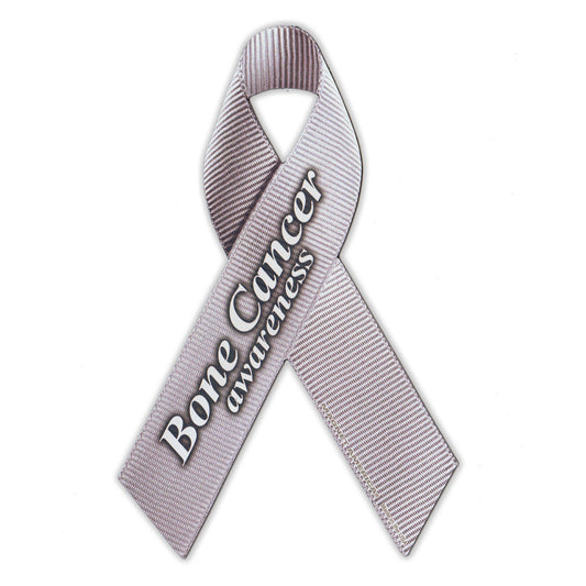 Magnet, Ribbon, Bone Cancer Awareness, 4.25