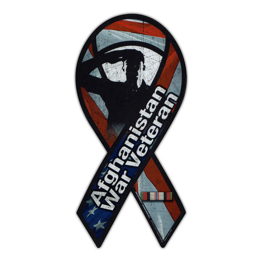 Magnet, Ribbon, Afghanistan War Veteran, 4
