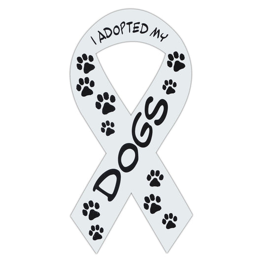 Magnet, Ribbon, I Adopted My Dogs, 4