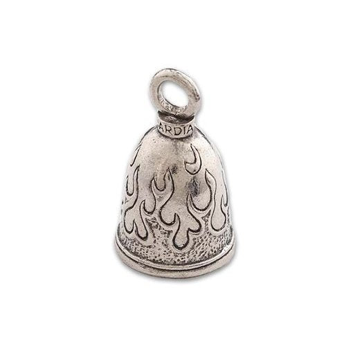 Guardian Bell, Metal, Flames, Motorcycle Good Luck Bell, .75