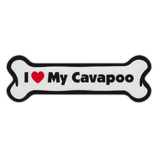 Magnet, Dog Bone, I Love My Cavapoo, 7