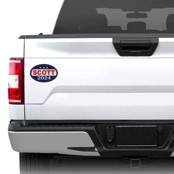 Magnet, Oval, Political Campaign Magnet, Tim Scott 2024, 6