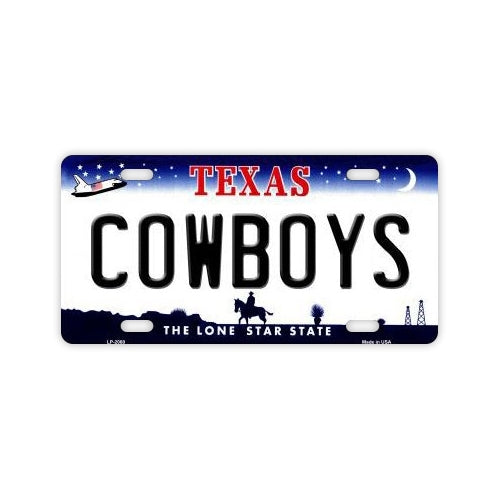 Dallas Cowboys License Plate