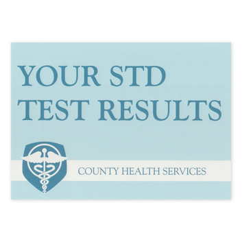 Prank Postcards (STD Test Results)