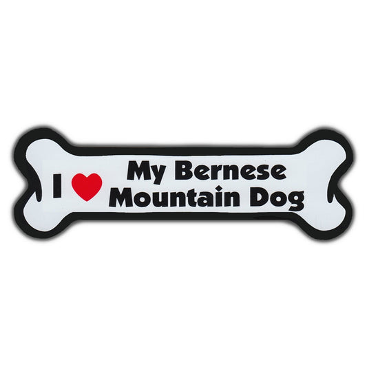 Magnet, Dog Bone, I Love My Bernese Mountain Dog, 7