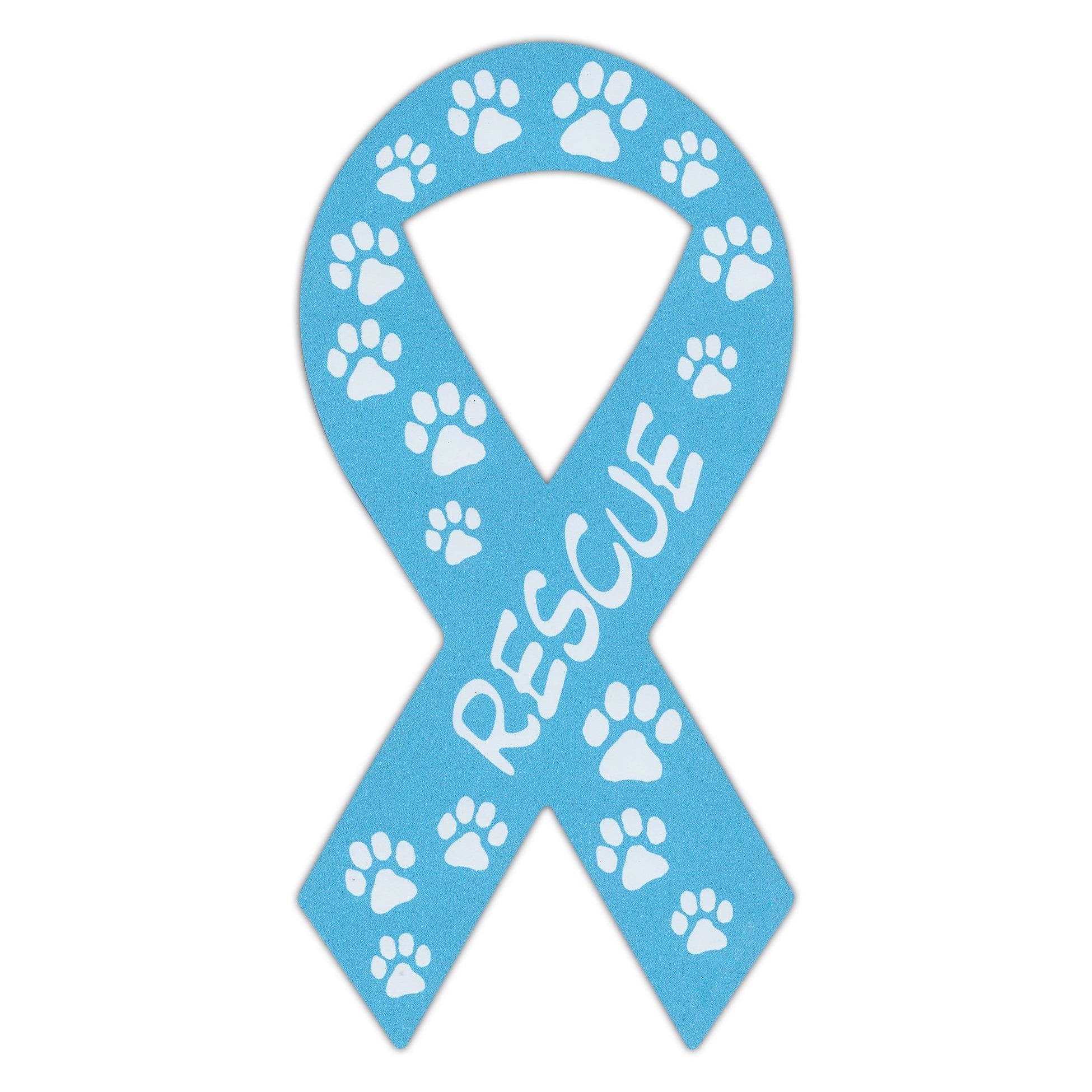 Ribbon Magnet - Rescue (Blue)