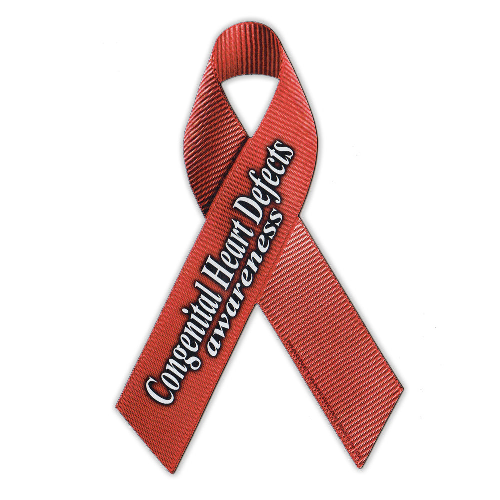 Ribbon Magnet - Congenital Heart Defects Awareness