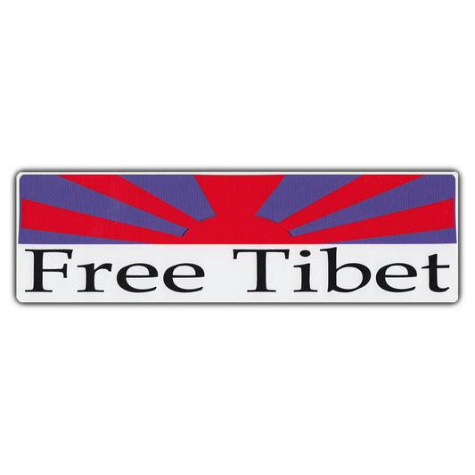 Sticker, Bumper Sticker, Free Tibet, 10