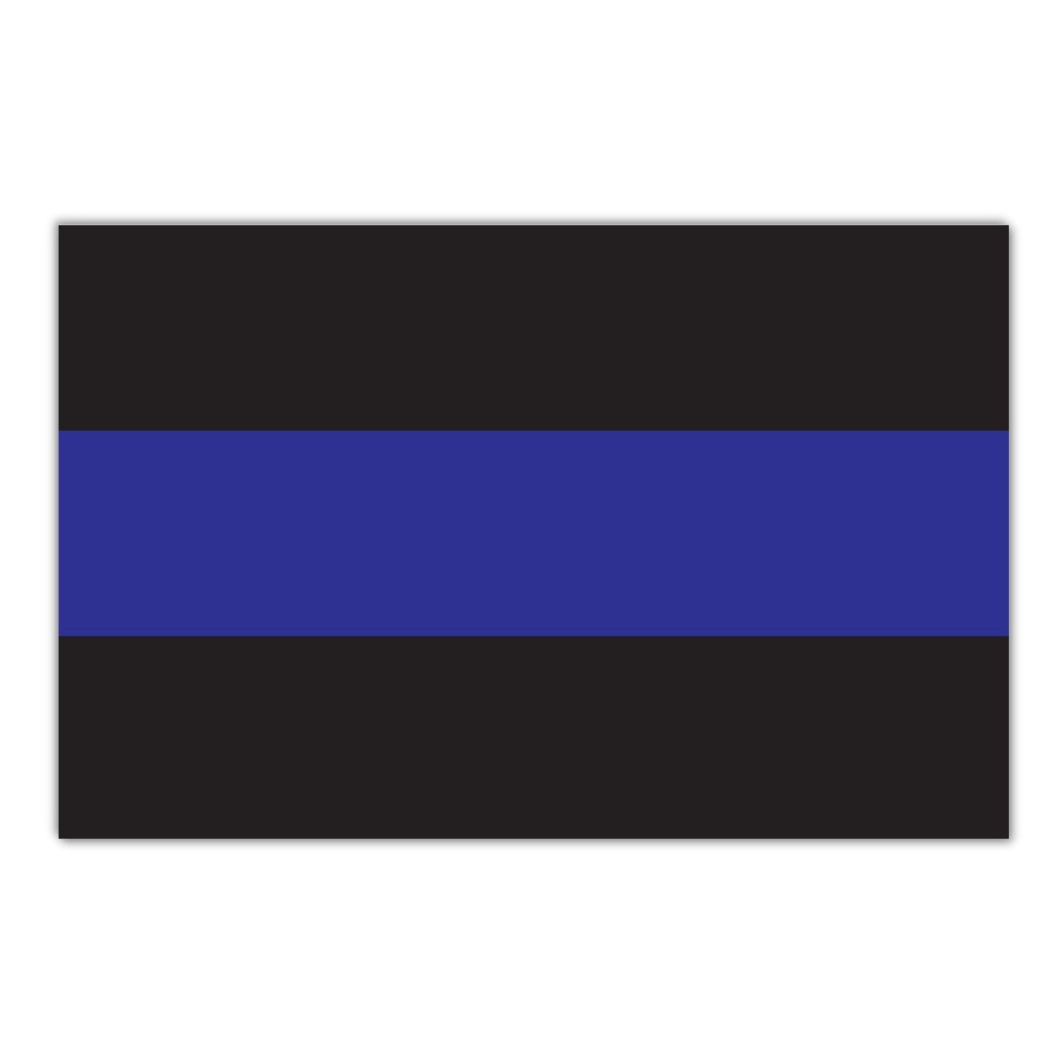 Magnet - Giant Size, Thin Blue Line Flag (12" x 7.75")