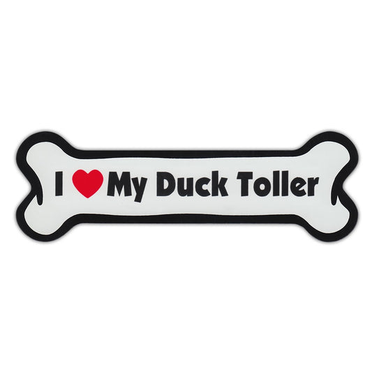 Magnet, Dog Bone, I Love My Duck Toller, 7