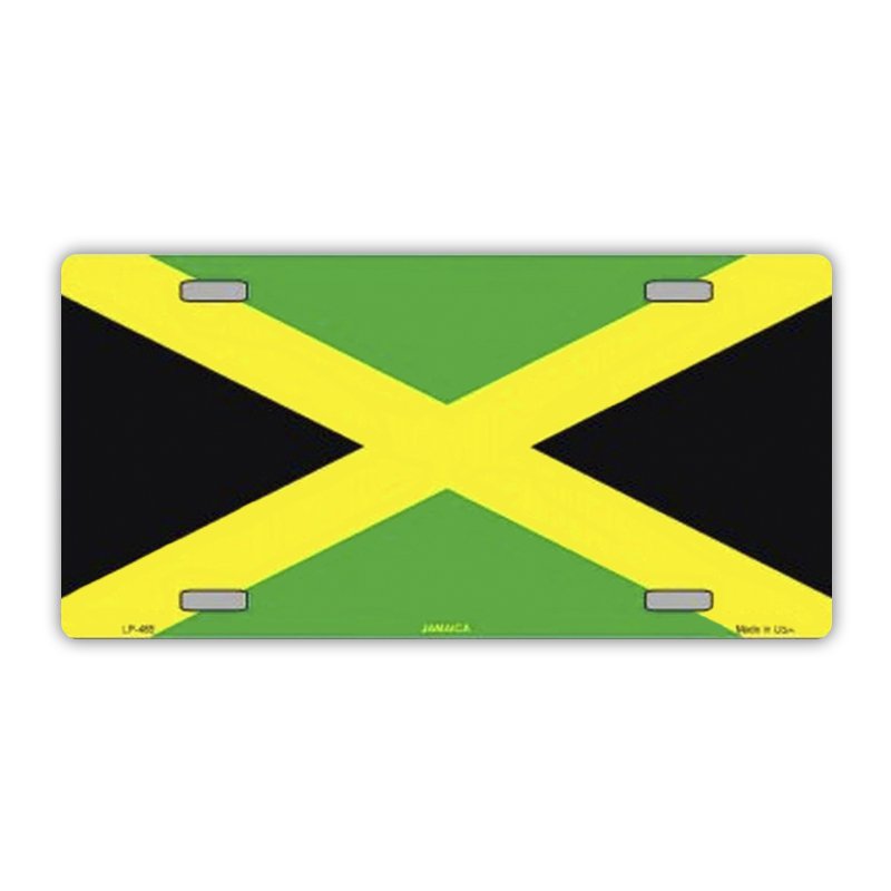 Jamaican Flag Plate