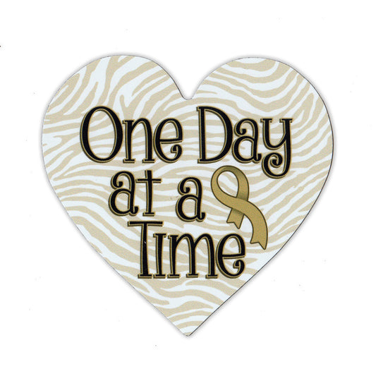 Magnet, Childhood Cancer Support Heart, 4.25