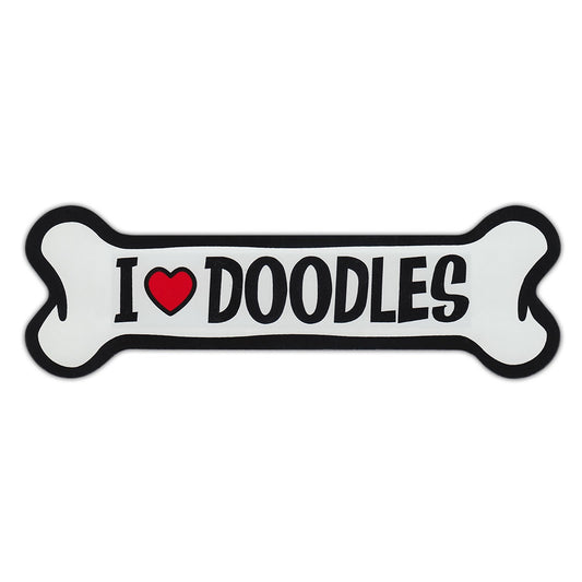 Magnet, Dog Bone, I Love My Doodles, 7