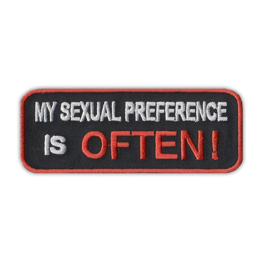 Patch, Embroidered Patch, My Sexual Preference Is Often!, 4