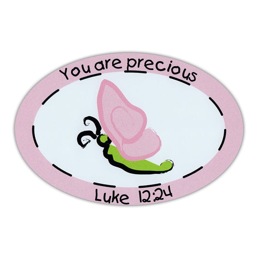 Magnet, Oval, You Are Precious (Luke 12:24), 6