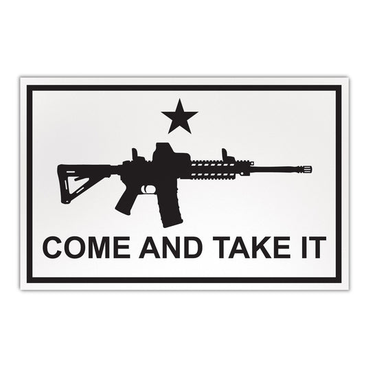 Magnet, Large Size, Come and Take It Flag (AR-15), 8.5