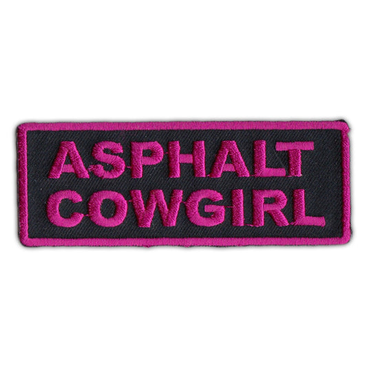 Patch, Embroidered Patch, Asphalt Cowgirl, 4