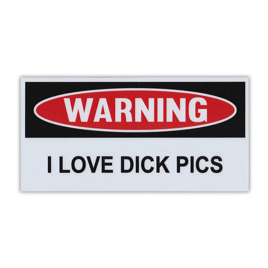 Magnet, Funny Warning Magnet, I Love Dick Pics, Practical Jokes, Gags, Pranks, 6