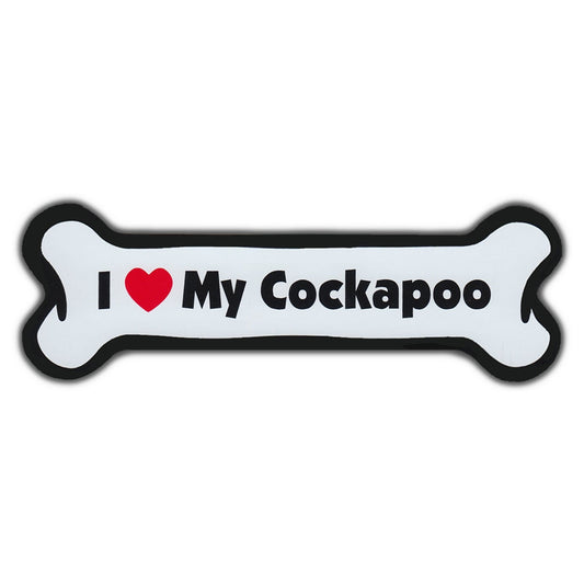 Magnet, Dog Bone, I Love My Cockapoo, 7