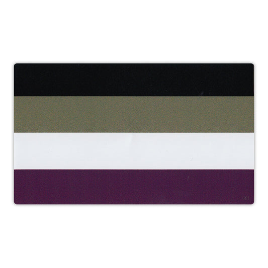 Sticker, Bumper Sticker, Asexual Pride Flag, Non-Sexual, 5