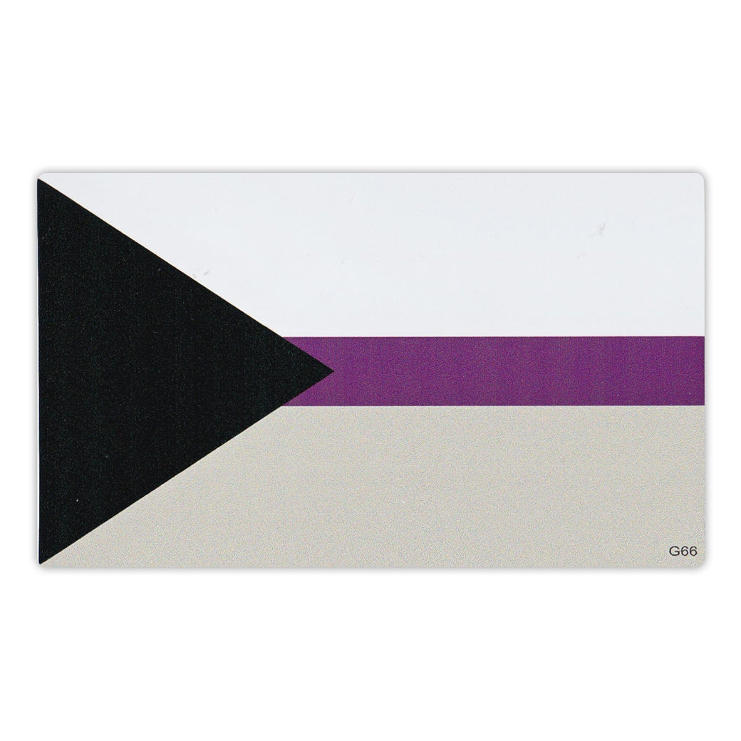 Bumper Sticker - Demisexual Pride Flag