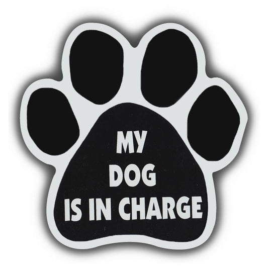 Magnet, Dog Paw, My Dog Is In Charge, 5.5
