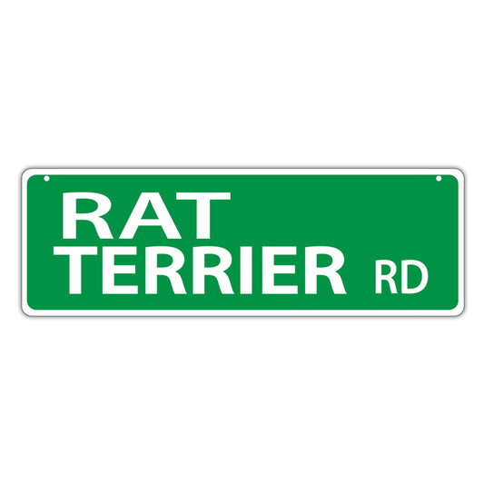 Street Sign, Plastic, Rat Terrier Road, 17