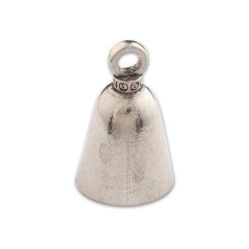 Guardian Bell, Metal, Skeleton Middle Finger, Motorcycle Good Luck Bell, .75