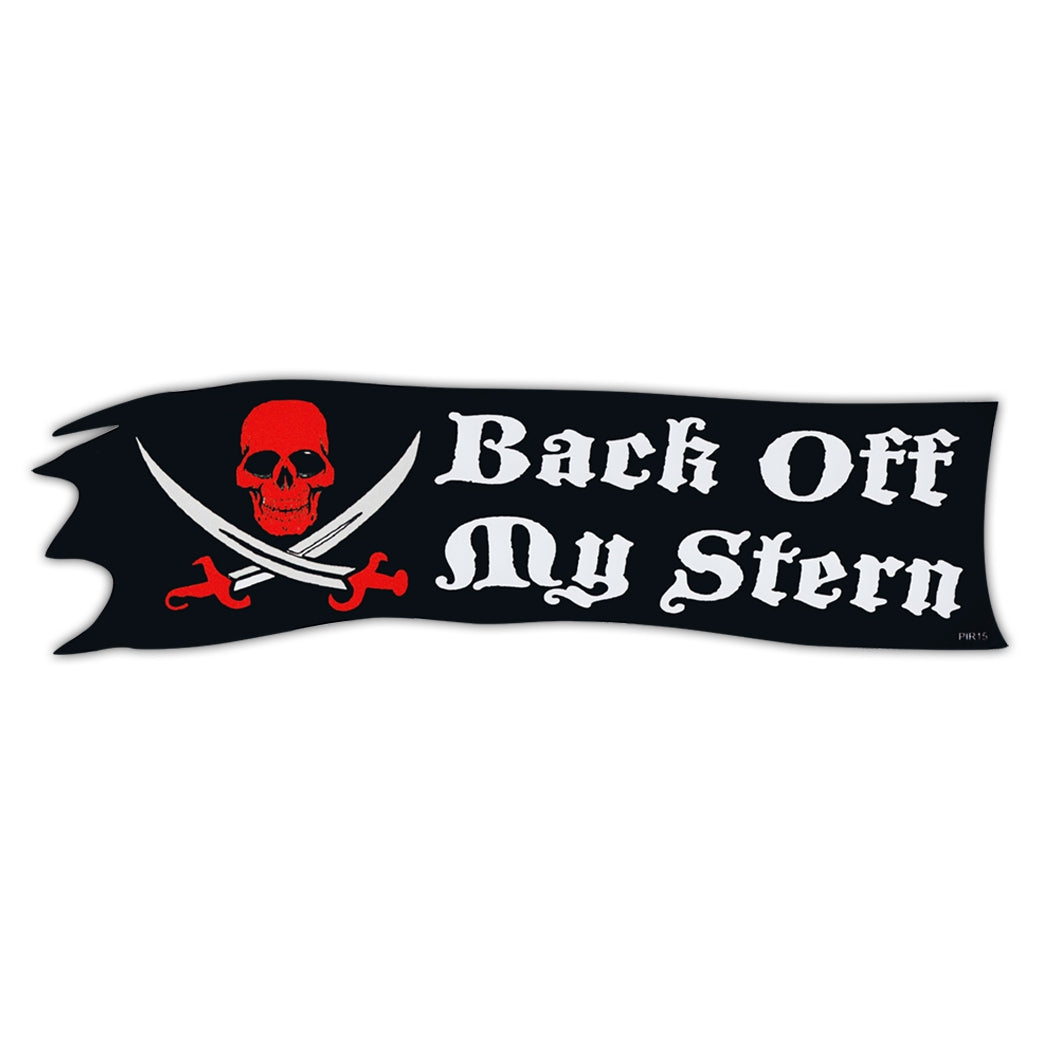 Bumper Sticker - Back Off My Stern