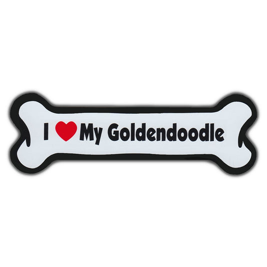 Magnet, Dog Bone, I Love My Goldendoodle, 7