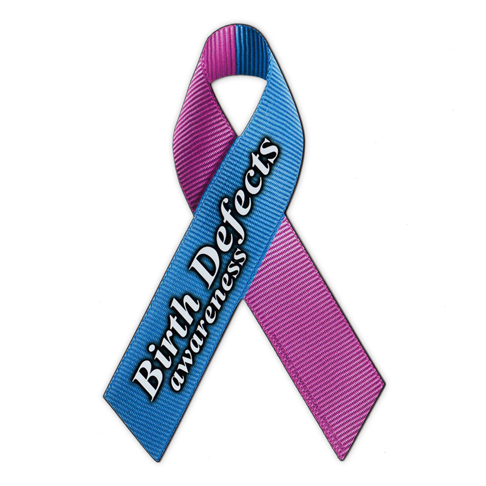 Ribbon Magnet - Birth Defects Awareness