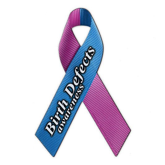 Magnet, Ribbon, Birth Defects Awareness, 4.25