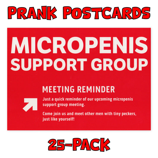 Prank Postcards (Micropenis Support)