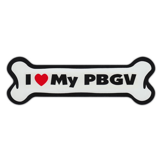 Magnet, Dog Bone, I Love My PBGV (Petit Basset Griffon Vendeen), 7