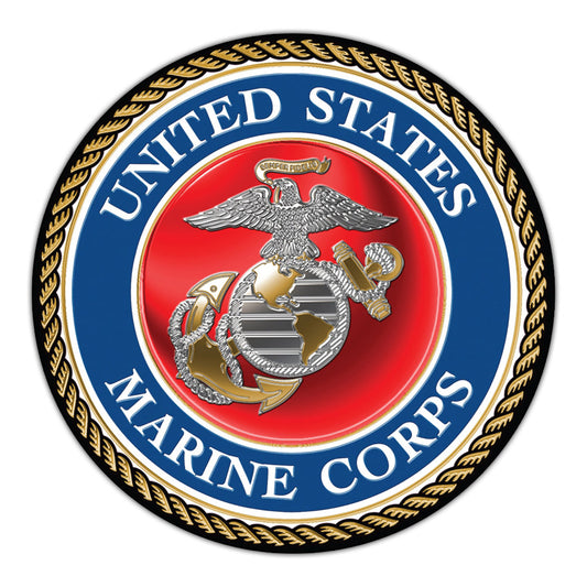Magnet, Large Door Magnet, United States Marine Corps Official Seal, 11.5
