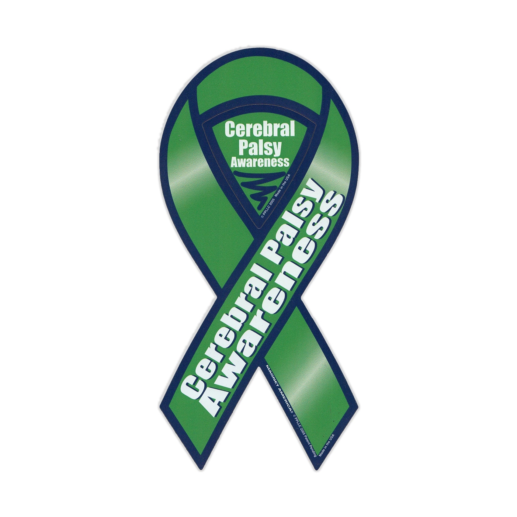 Ribbon Magnet - Cerebral Palsy Awareness