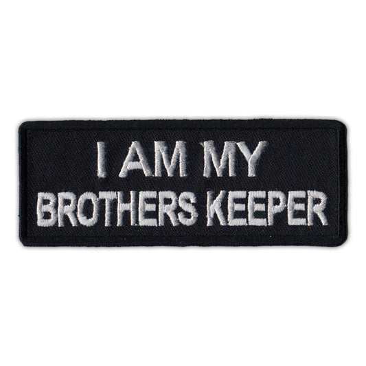 Patch, Embroidered Patch, I Am My Brothers Keeper, 4