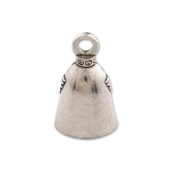 Guardian Bell, Metal, Ghost Rider, Skull, Wings, Motorcycle Good Luck Bell, .75