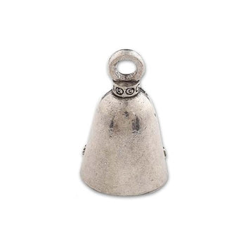 Guardian Bell, Metal, Don't Tread on Me, 2nd Amendment, Coiled Snake, Motorcycle Good Luck Bell, .75
