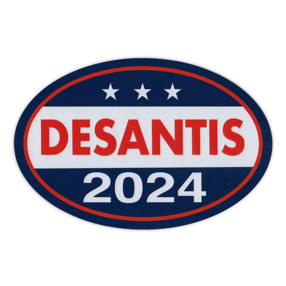 Oval Magnet - Ron DeSantis 2024 (6" x 4")