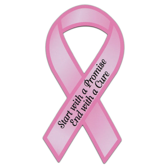 Magnet, Ribbon, Start With A Promise, End With A Cure, 4