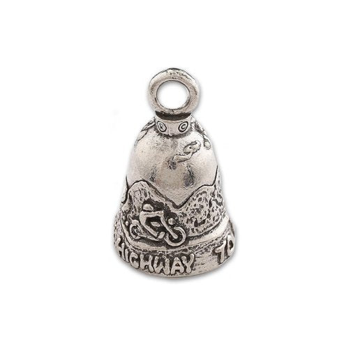 Guardian Bell, Metal, Highway To Hell, Skull Road, Motorcycle Good Luck Bell, .75